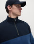 Marks & Spencer "Pure Cotton Half Zip Sweatshirt"